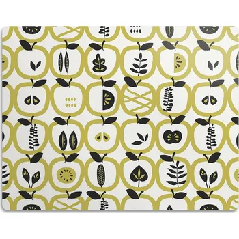 Miska pro psa Ochranná podložka pod misky pro psa - Vzor jablko, 90x60 cm