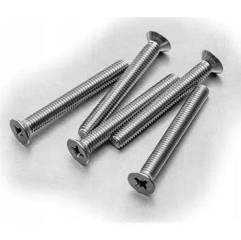 Šroub ŠROUB M5x50 KUŽELOVÁ HLAVA KŘÍŽOVÁ NEREZ A2 (10 kusů)