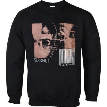 Pánská mikina mikina bez kapuce pánské Slipknot - TESF Faces & Barcode - ROCK OFF - SKSWT110MB - XL