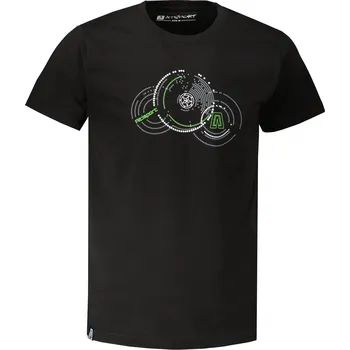 Pánské tričko Pánské triko ALTISPORT CARRYOVER ALM160AL805 ČERNOZELENÁ XL