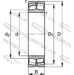 FAG 23122-E1A-XL-K-M-C3