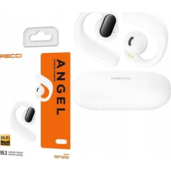 Sluchátka SLUCHÁTKA DO UŠÍ BEZDRÁTOVÁ BLUETOOTH 5.3 + KABEL POWERBANK TWS RECCI