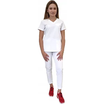 Bílý lékařský komplet Basic Premium, velikost L