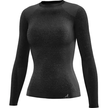Dětské termoprádlo Funkční triko s dlouhým rukávem K-DRY, dívčí TECSO (černá) (Velikost: 8-10 let)