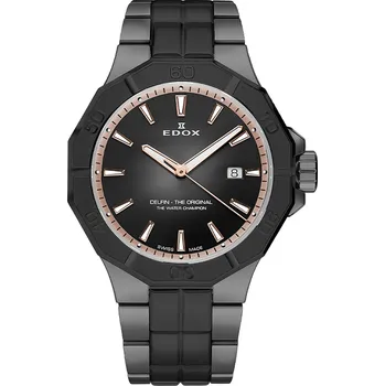 Hodinky Pánské hodinky Delfin Edox 5302137GNMNDR