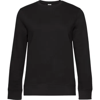 pracovní mikina B&C Mikina B&C QUEEN Crew Neck, dámská COT01W01Qu3303-black pure L Černá pure