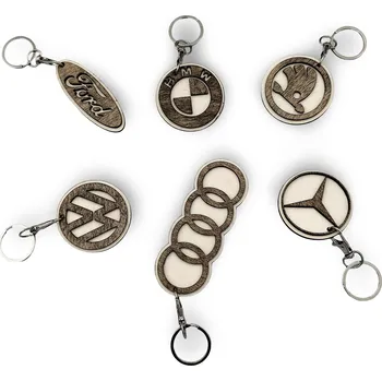 Žertovný předmět Klíčenka LOGO vehicle - dřevěná Značka Auta: VW