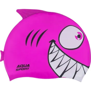 Plavecká čepice pro děti Silikonová Aqua-sport růžová