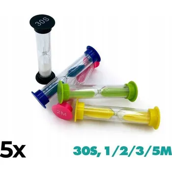 Hodiny Přesýpací hodiny - sada 5 ks