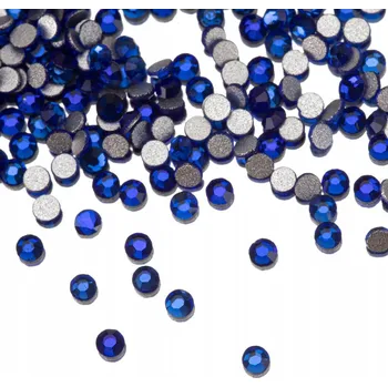 Zirkony na nehty skleněné SS5 Saphire 50 ks