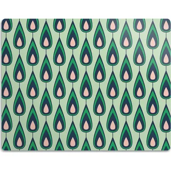 Miska pro psa Podložka pod misku pro psy a kočky Zelené slzy 45x35 cm