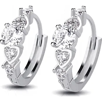 Náušnice Dámské stříbrné náušnice REYESA Ag 925