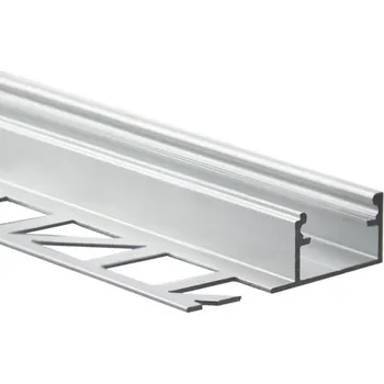 LED páska Hliníkový profil pro obklady a dlažbu DH 37x11 mm bez difuzoru 2 m
