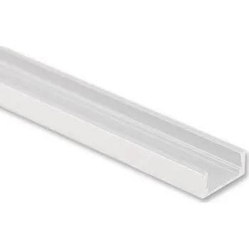 LED páska Přisazený hliníkový profil PG2 16x8mm bez difuzoru bílý 2m