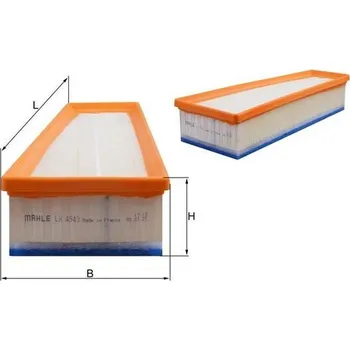 Vzduchový filtr Vzduchový filtr KNECHT LX 4943
