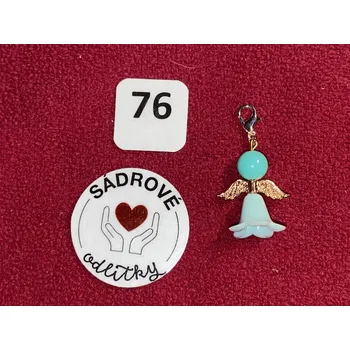 HandMade by VeJa Přívěšek - andílek pro štěstí/ radost č.76