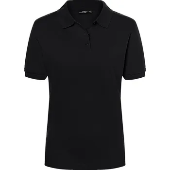 Pánské tričko James & Nicholson Polokošile JN 71, krátký rukáv, dámská COT02007100202-black M Černá