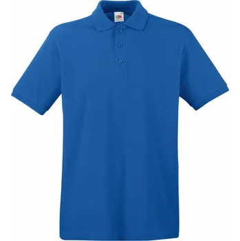 Fruit of the Loom Polokošile Premium Polo, krátký rukáv COT16321845005-royal blue 2XL Modrá královská