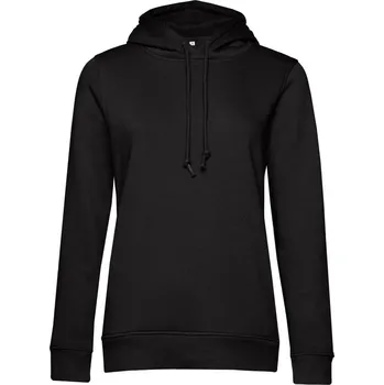 pracovní mikina B&C Mikina B&C Inspire Hooded s kapucí, dámská COT01W34Bu3305-black pure 2XL Černá pure