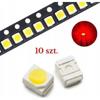 Dioda SMD LED dioda 3528 Červená 10 ks