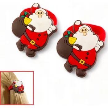 Mikulášské ozdoby do vlasů Gumičky Mikulášky