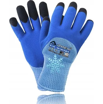 Pracovní rukavice 12 párů pracovní rukavice rukavic BOZP zateplených zimními, silnými Arhem Winter 10