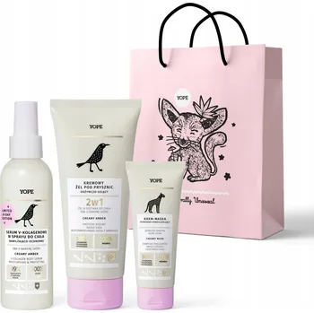 Péče o ruce YOPE Sada kosmetiky CREAMY | gel | balzám | krém na ruce | taška DÁREK