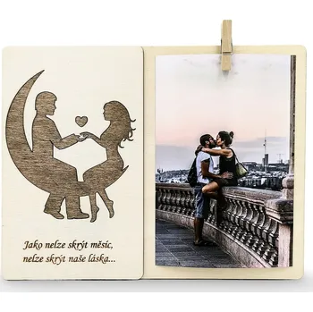 Fotoalbum GRAVENO Zamilovaný rámeček na fotku - vlastní vzkaz