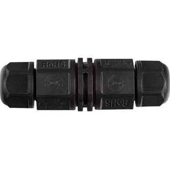 LED páska Kabelová rovná spojka L20, 2piny, IP67, šroubovací