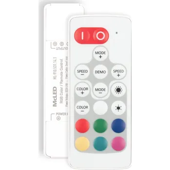 Ovladač světel Sada RF Nano pro RGB LED pásky, 1 zóna, ovladač + přijímač, max. 12A, bílý, IP20