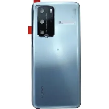 Pouzdro na mobilní telefon ORIGINÁLNÍ KRYT BATERIE PRO HUAWEI P40 PRO STŘÍBRNÝ SILVER FROST