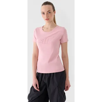Dámské tričko Dámské triko 4F 4FWMM00TTSHF1846 LIGHT PINK L