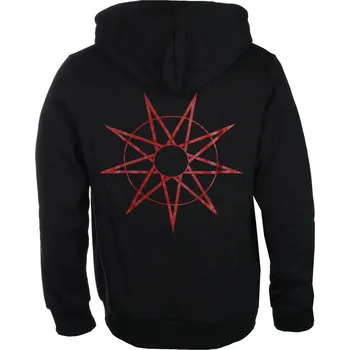 Pánská mikina mikina s kapucí pánské Slipknot - 9-Point Star - ROCK OFF - SKHD06MB - XXL