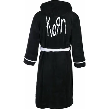 Pánský župan župan Korn - Logo - BLACK - ROCK OFF