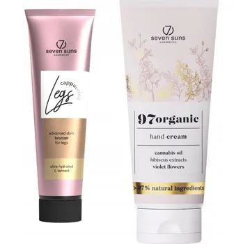 Péče o ruce 7suns Cappuccino Legs Urychlovač opálení a bronzer na nohy + Krém na ruce 75 Ml ZDARMA