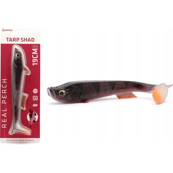 Umělá nástraha Guma QUANTUM TARP SHAD 19 Cm - Okoun říční (Real Perch)