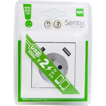 Elektrická zásuvka USB zásuvka do zdi MojeLedy bílá