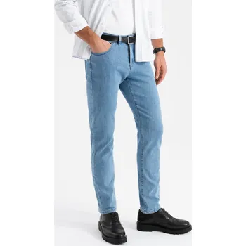 Pánské džíny Pánské klasické džíny SLIM FIT s elastanem - světle modré V2 OM-PADP-0216 - XXL