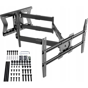 Televizní držák Výkonný a robustní držák na TV s dlouhým ramenem 100 cm, pro televize 45-100 palců, nosnost až 80 kg