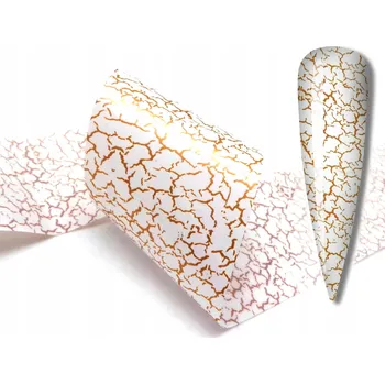 FÓLIE NA NEHTY TRANSFEROVÁ 10cm x 4cm - VZOR MRAMOR