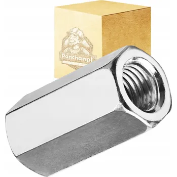 Matice PanChanPL PRODLUŽOVACÍ SPOJOVACÍ MATICE DIN6334 POZINK M6 100 KS