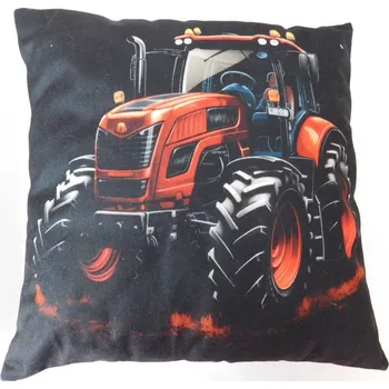 Povlak na polštářek Povlak na polštářek Traktor červený