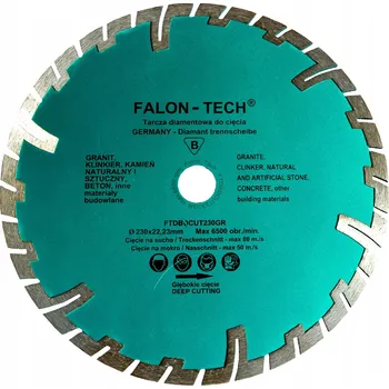 Řezný kotouč Diamantový kotouč pro hluboké řezání Falon Tech 300 mm