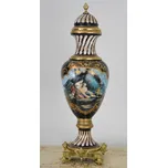 Zámecká porcelánová váza - ručně zdobená