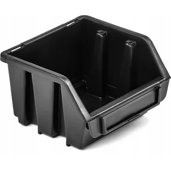 Úložný box 10 x Černá úložná nádoba / organizér, 115x115x75 mm