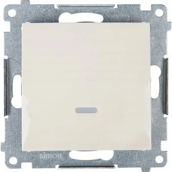 vypínač Jednopólový vypínač Klasik, Zápustný Kontakt-simon bílý DP1L.01/41