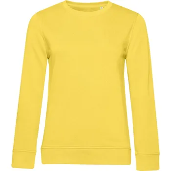 pracovní mikina B&C Mikina B&C Inspire Crew Neck, dámská COT01W32Bx5100-yellow fizz XS Žlutá fizz