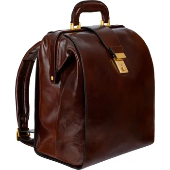 Glara Designový batoh z kůže Premium 1090874