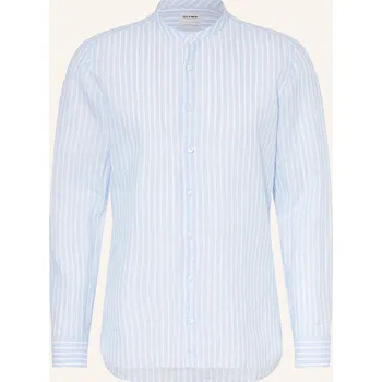 Pánská košile Olymp Pánská Košile Level Five Body Fit Se Lnem, tmavě modrá...