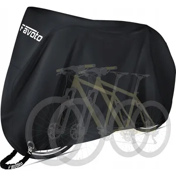 Pokrowiec na rower Favoto Obal na 2 kola, černý